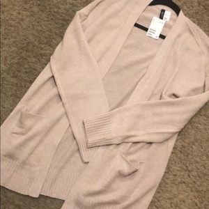 H&M blush cardigan